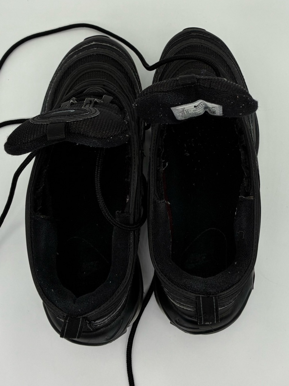 Nike Air Max 97 'Triple Black' Women's Sneakers Shoes  |  Size:  6 - Picture 10 of 15